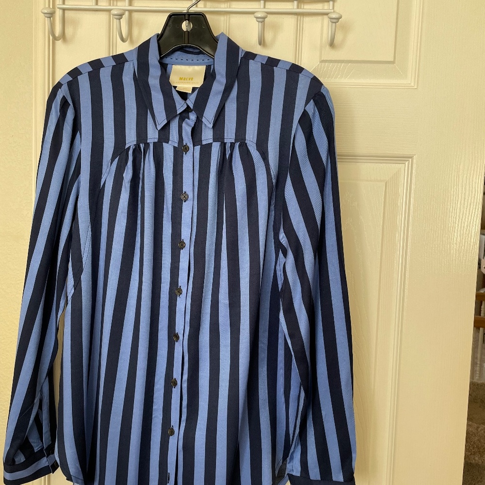 Anthropologie Maeve Striped Shirt